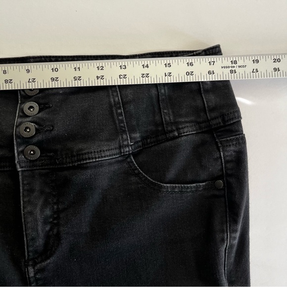 Torrid Feel the Fit Skinny Jeans Women's 14R Black High Rise Button Fly - Picture 12 of 12